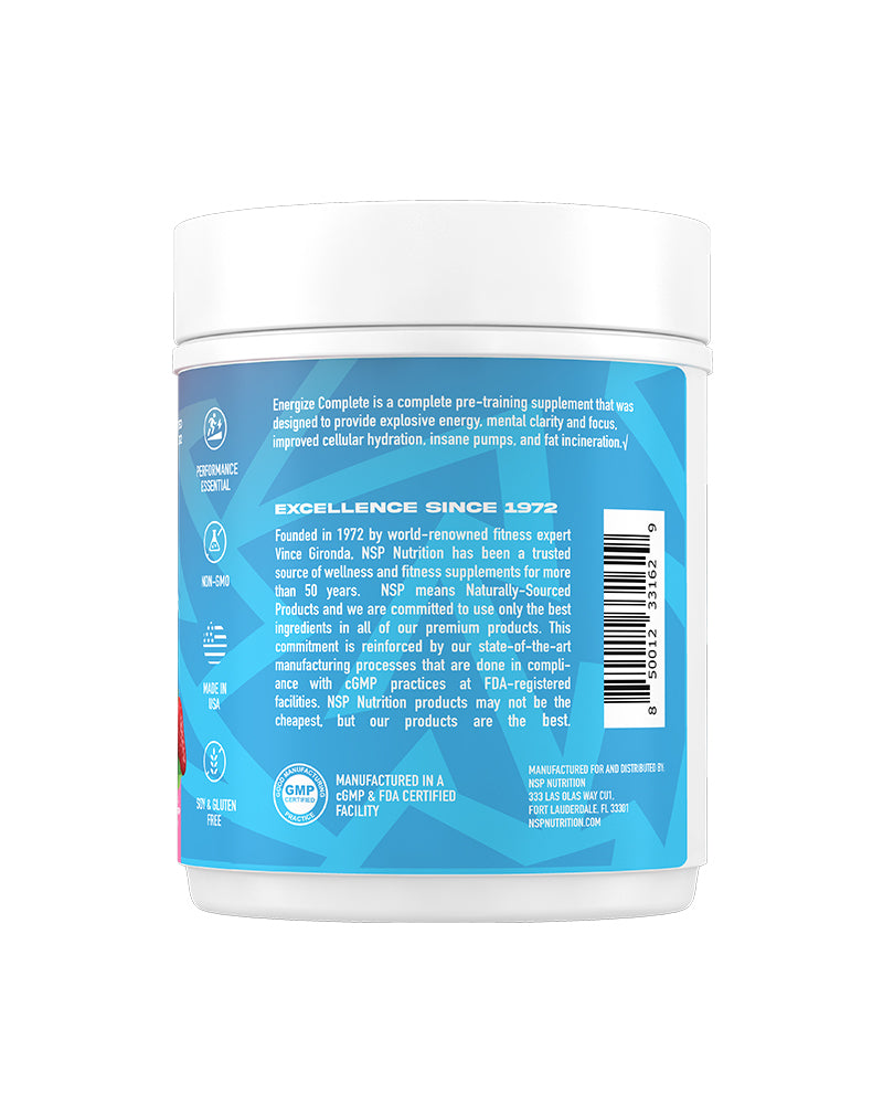 Energize Complete Pre-Workout & Pump Blend