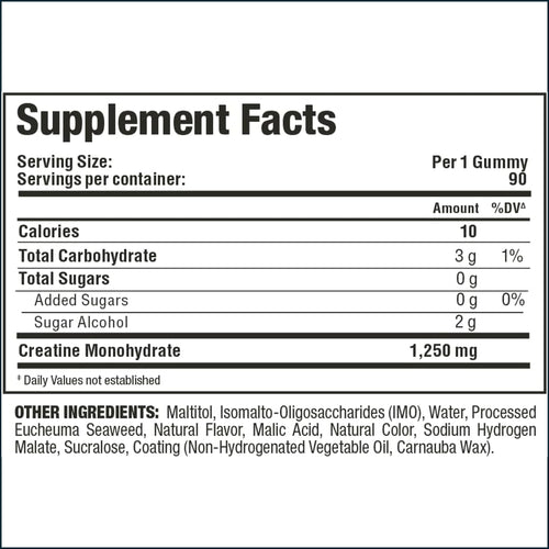 Allmax Creatine Gummies, 90 Gummies